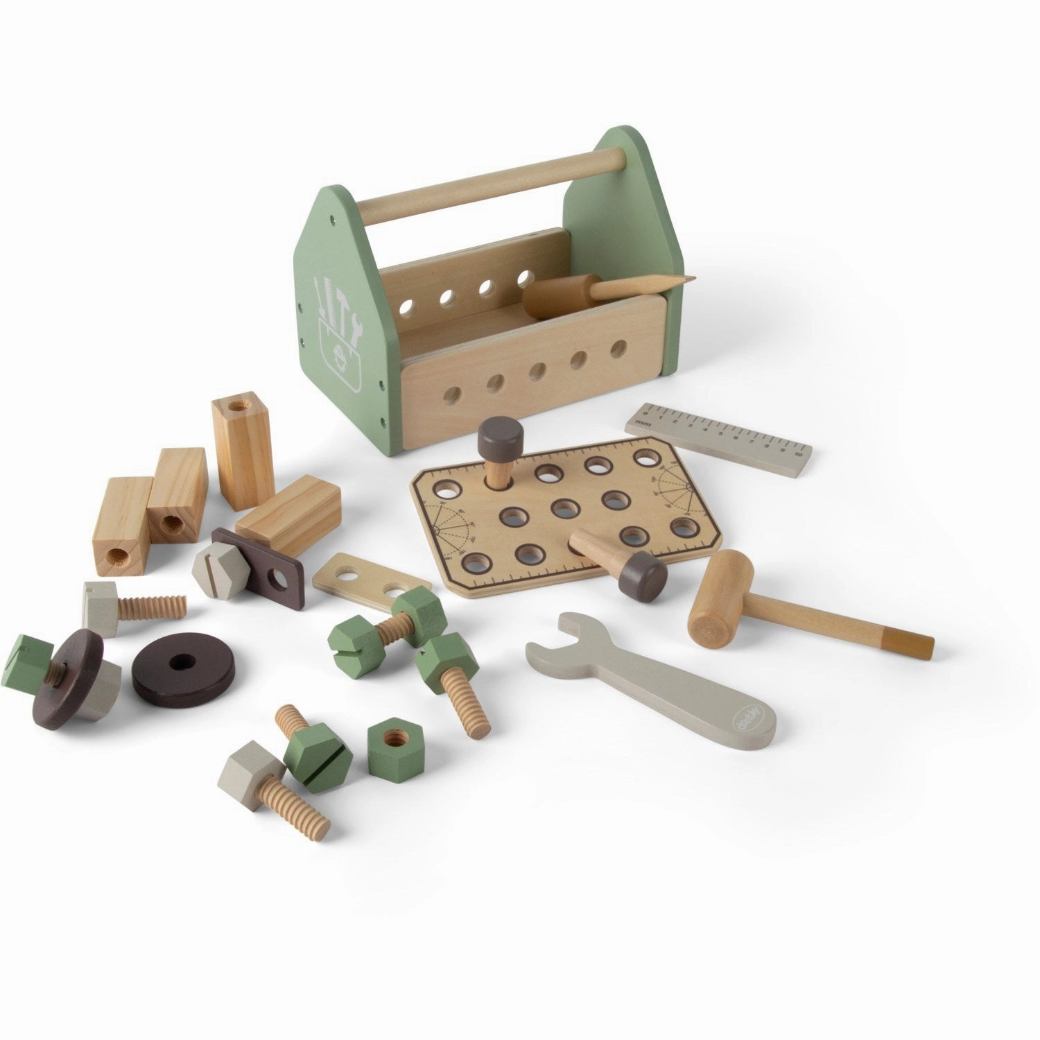 Dantoy Wooden Tool Box in Gift Box 26 Pieces