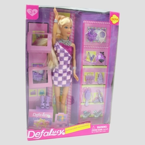 Defa Lucy Fashion Girl Story Doll - Purple