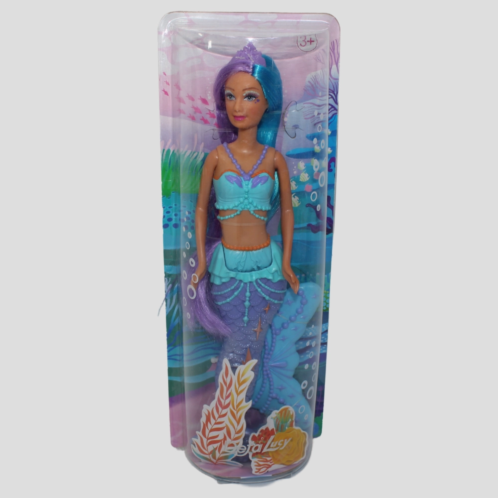 Defa Lucy Mermaid Doll  Blue/Purple