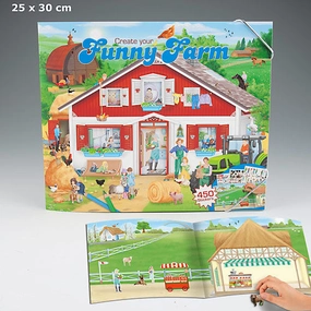 Depesche Create Your Funny Farm Colouring Book