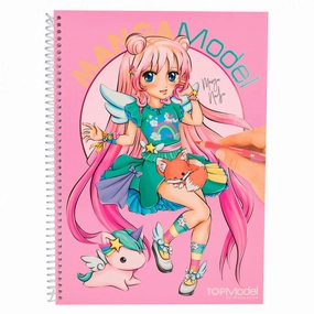 Depesche Mangamodel Colouring Book