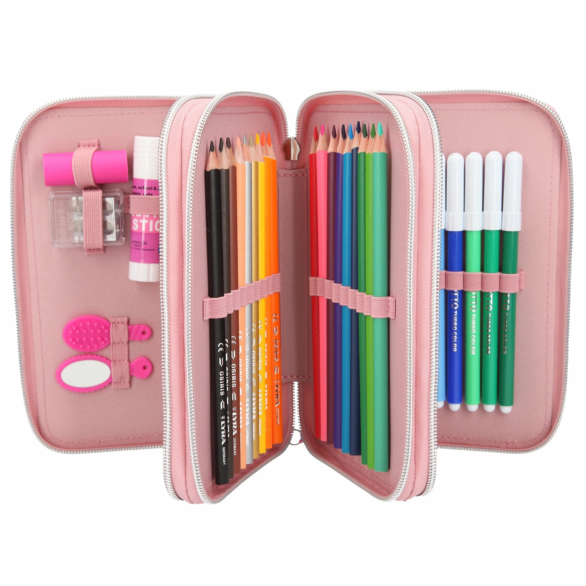 Depesche Miss Melody Filled Triple Pencil Case