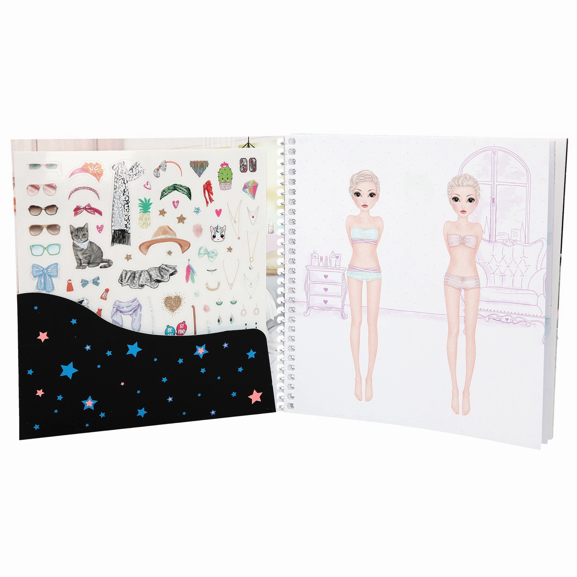 Depesche Topmodel Dress Me Up Stickerbook