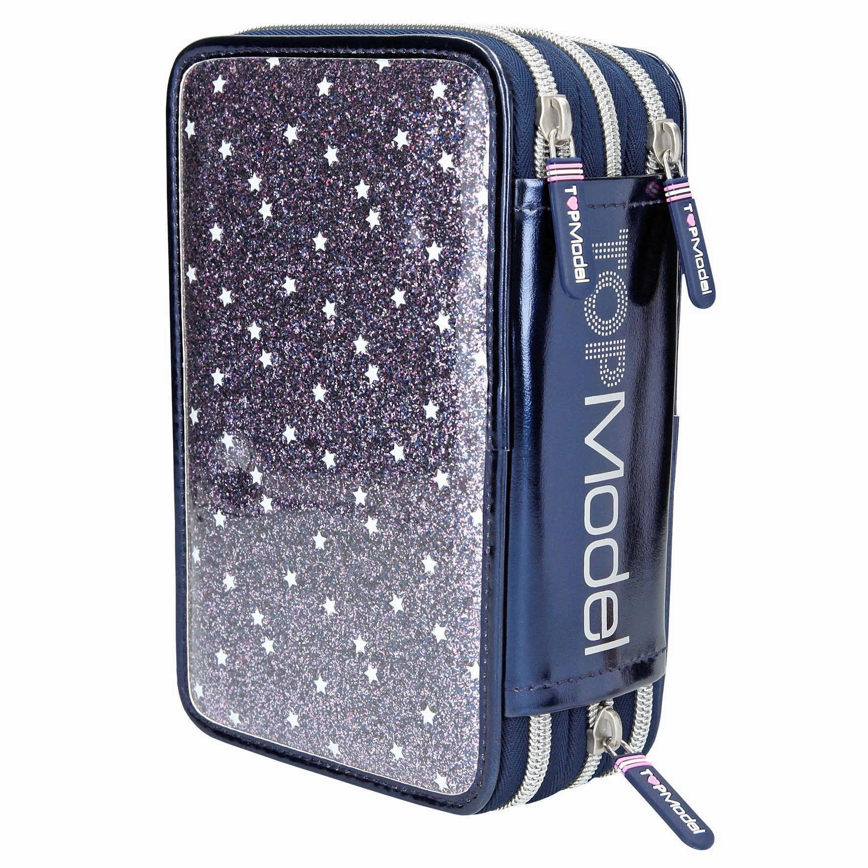 Depesche Topmodel Filled Pencil Case Triple Friends Navy