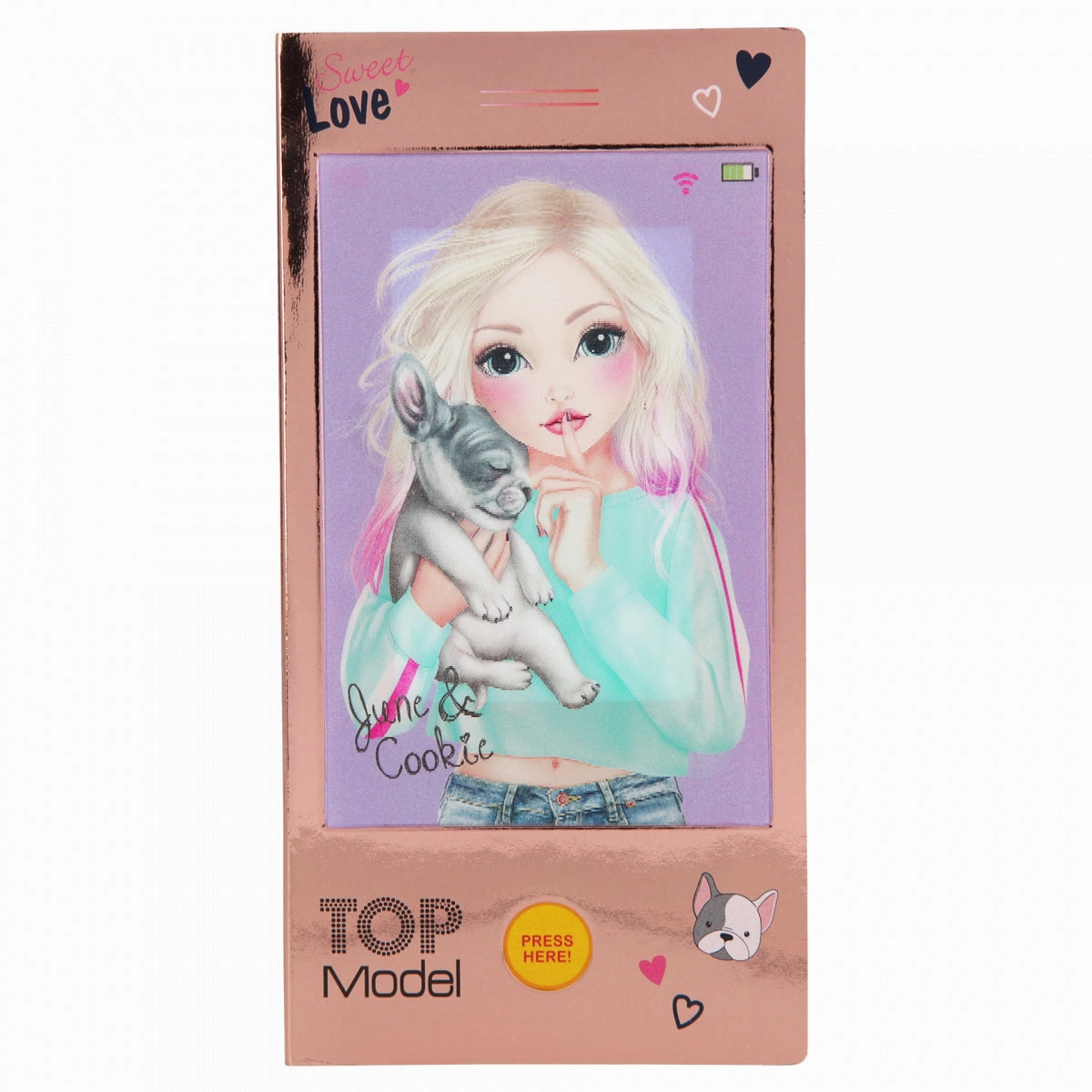 Depesche Topmodel Mini Colouring Book with Sound (1 pc)