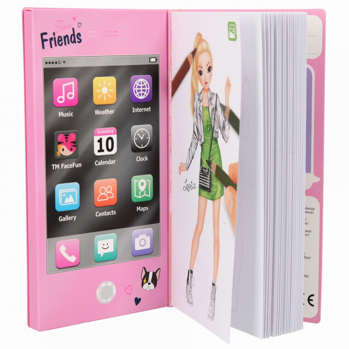 Depesche Topmodel Mini Colouring Book with Sound (1 pc)