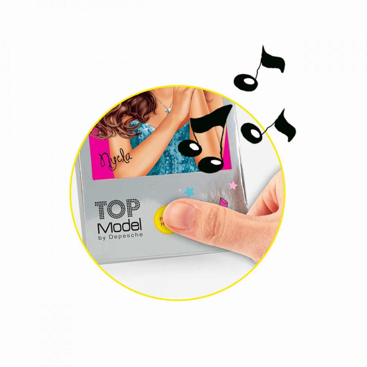 Depesche Topmodel Mini Colouring Book with Sound (1 pc)