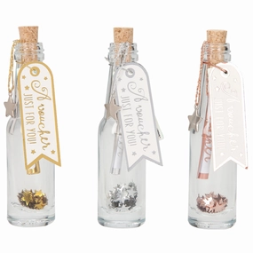 Depesche Wish Fulfiller Little Glass Bottle (1pc)