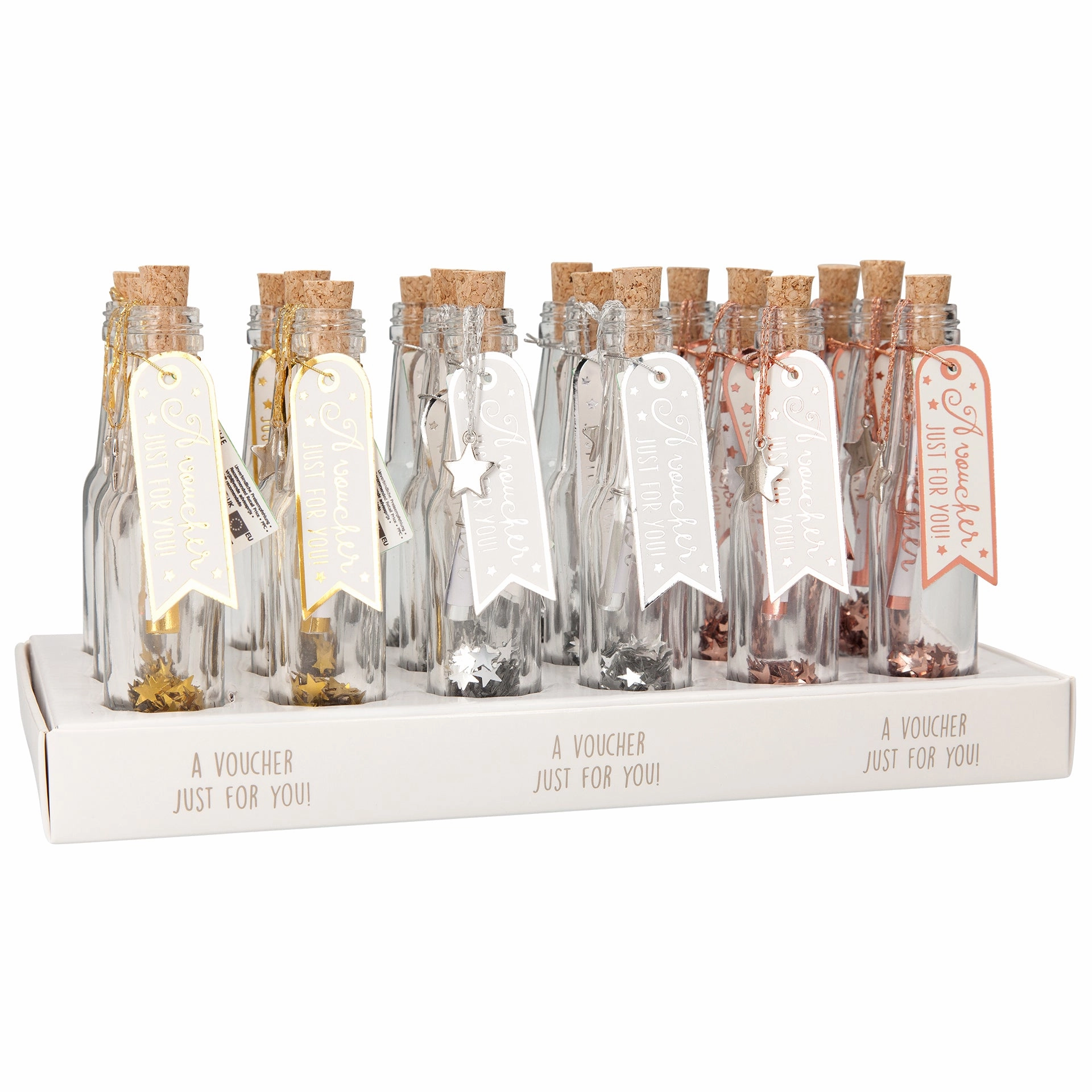 Depesche Wish Fulfiller Little Glass Bottle (1pc)