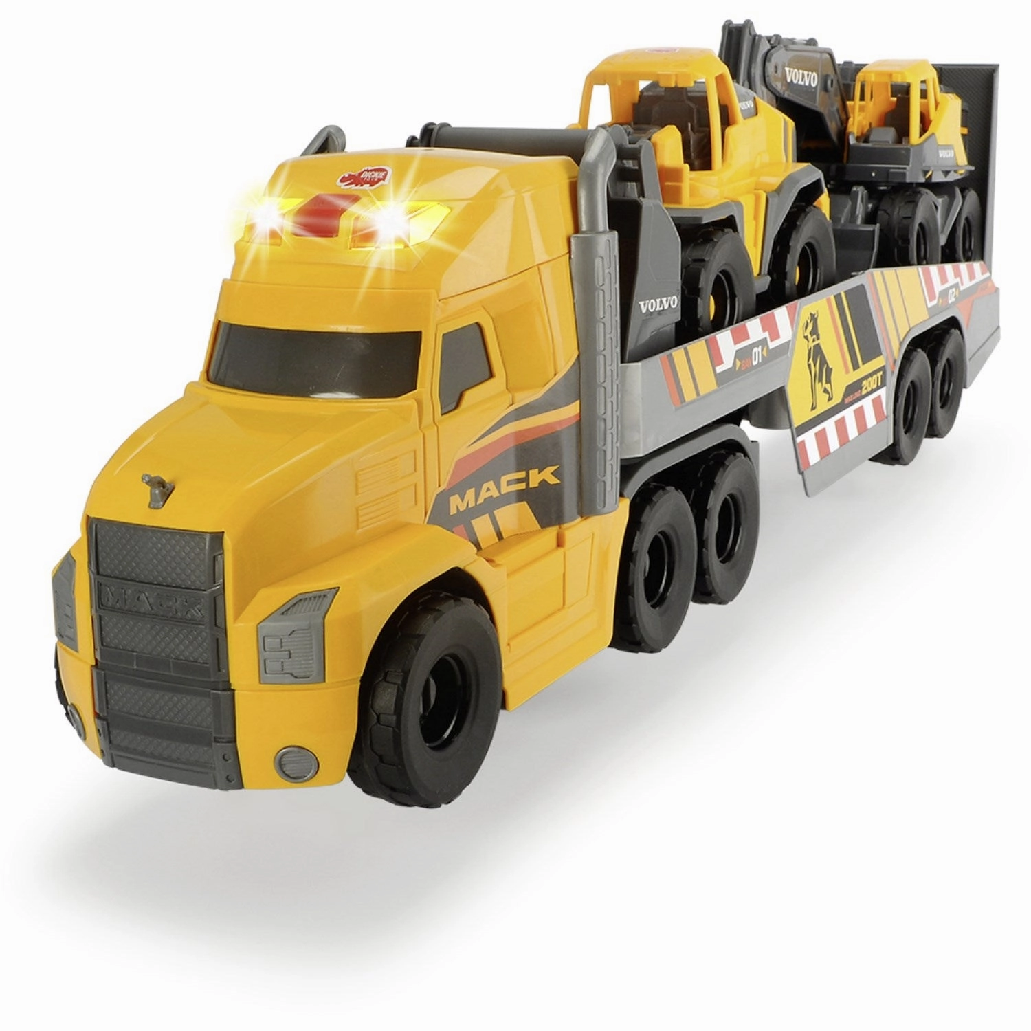 Dickie Toys Mack/Volvo Truck With Vehicles