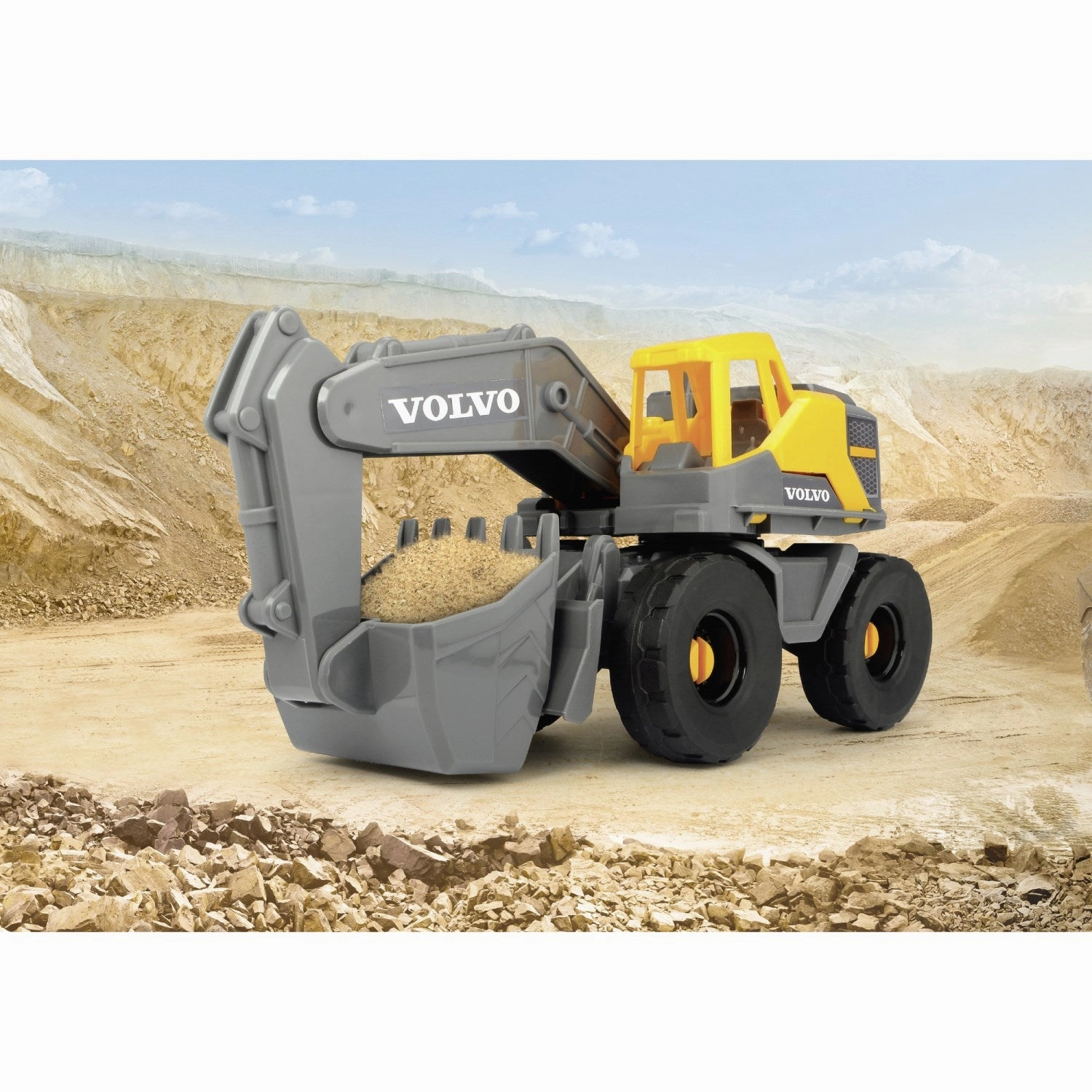 Dickie Toys Mack/Volvo Truck With Vehicles