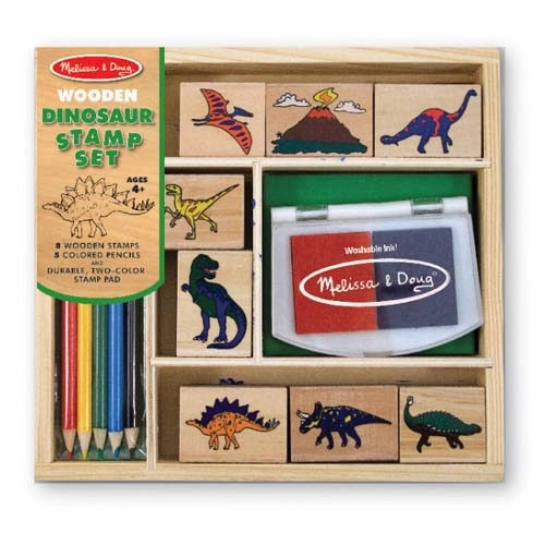 Dinosaur Wooden Stamp Set