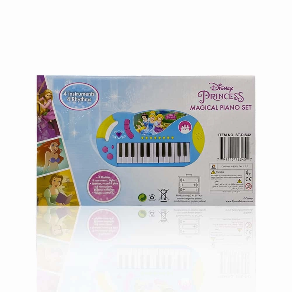 Disney Princess Magical Piano Set - Blue