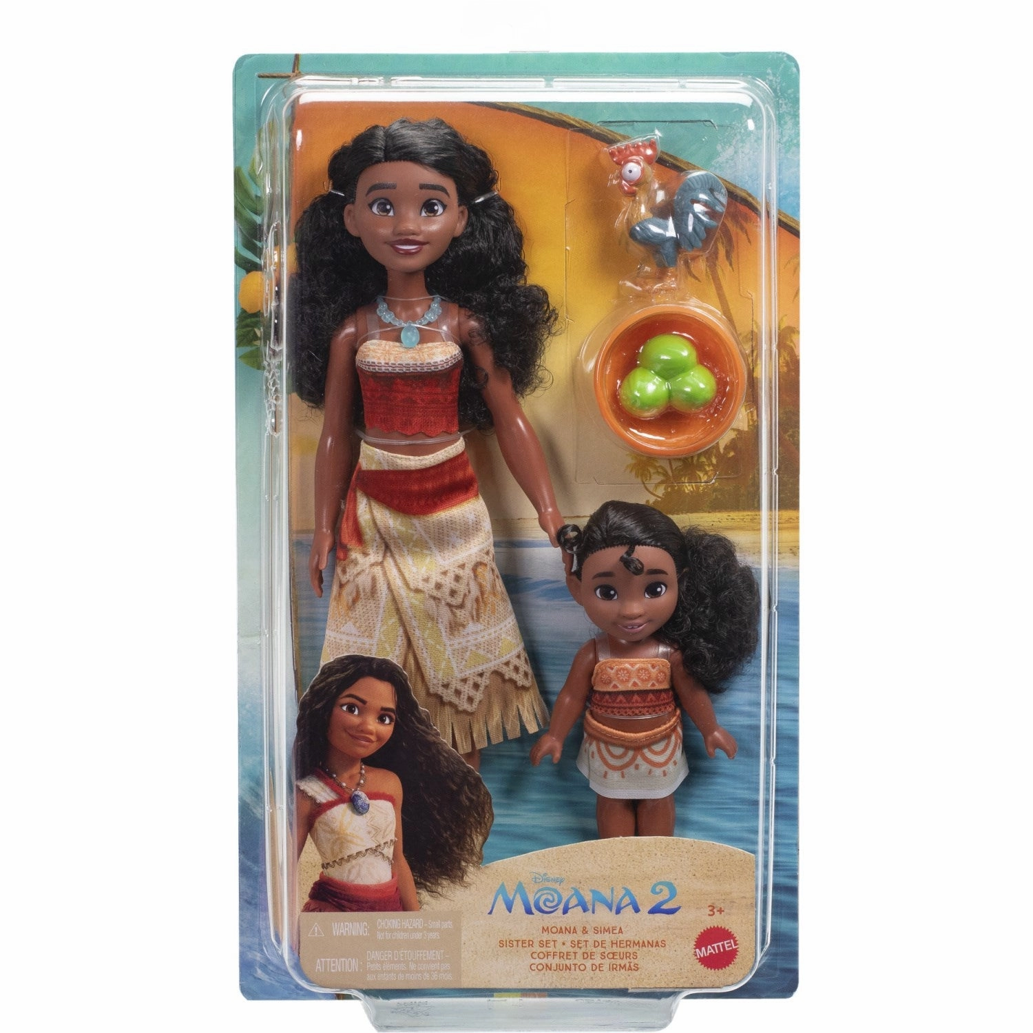 Disney Vaiana 2 Fashion Doll Moana & Simea 2-Pack