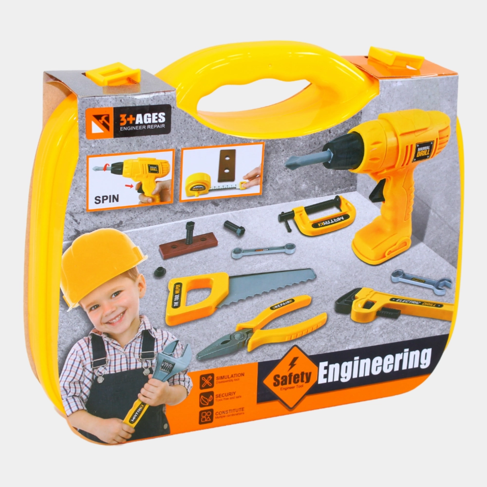 DIY Tool Set for Kids  11-Piece Toy Tool Case