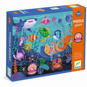 Djeco Feeler Puzzle, Sea - 24 8 Pieces