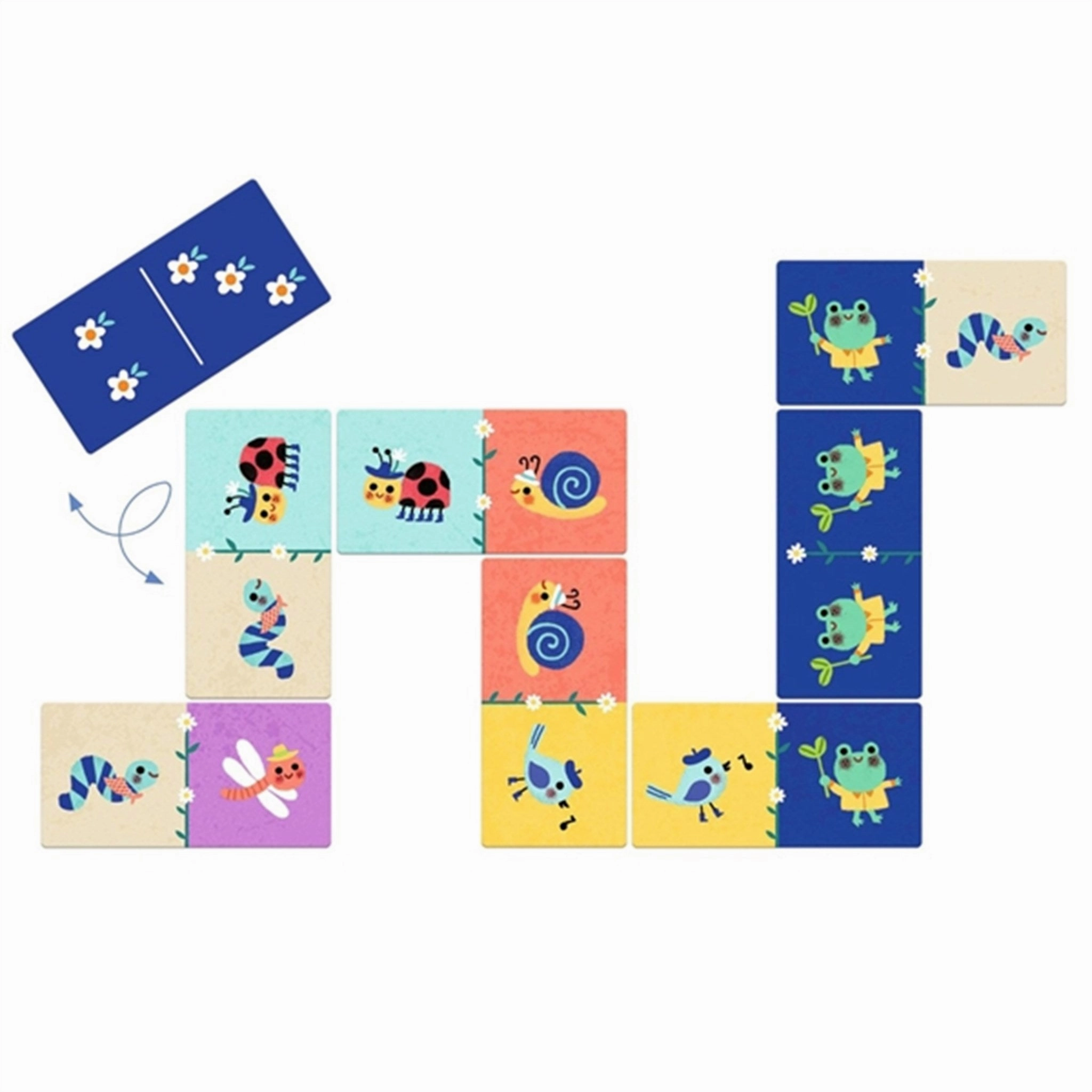 Djeco Learning Game Domino Small Animals