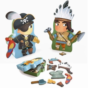 Djeco Portraito Wooden Magnetic
