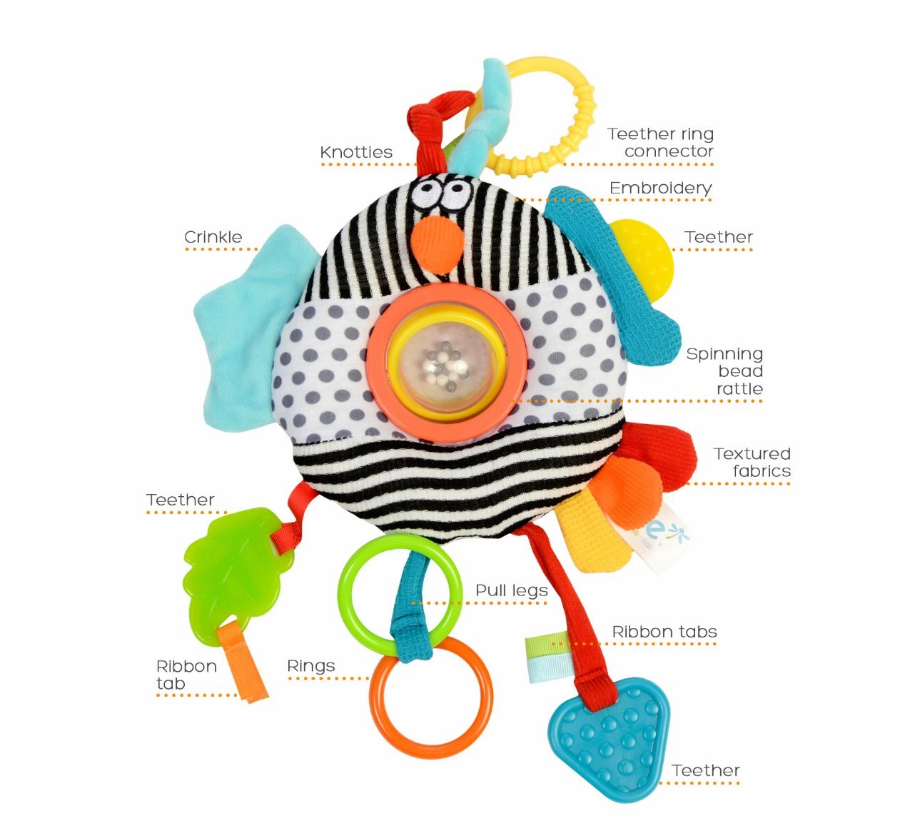 Dolce Toys Hanging Travel Bird