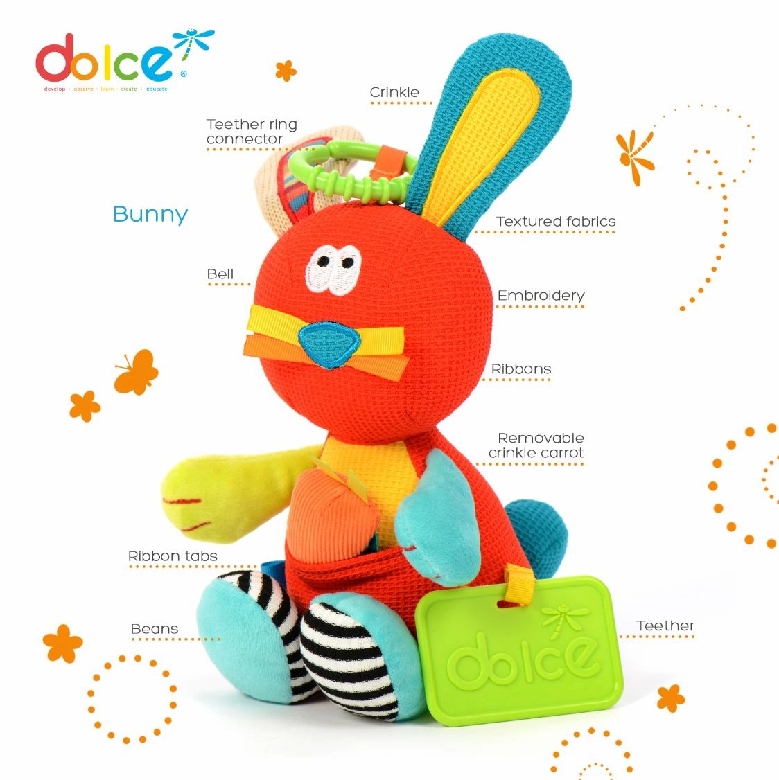 Dolce Toys Spring Bunny