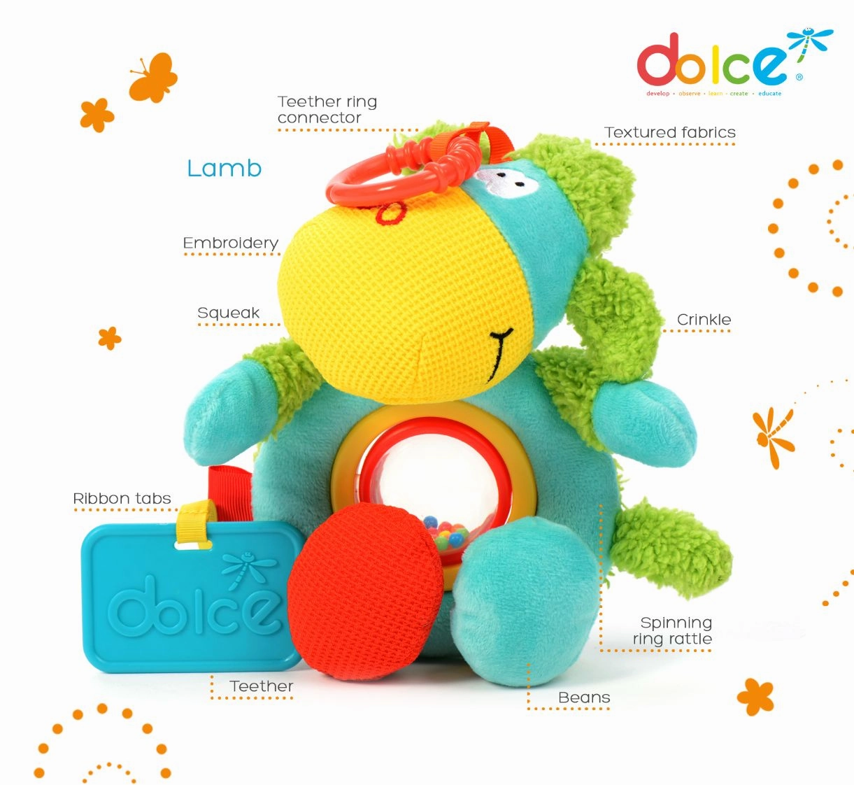 Dolce Toys Spring Lamb