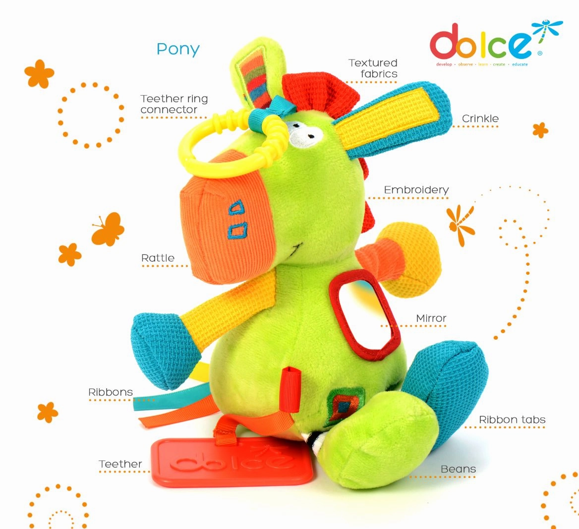 Dolce Toys Spring Pony