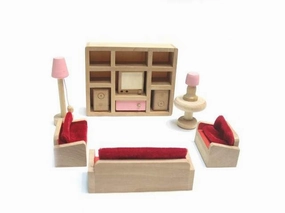 Dolls House Furniture Lounge Set
