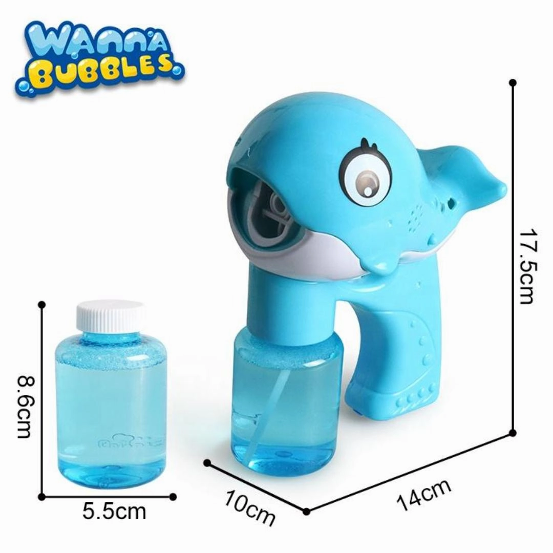 Dolphin Bubble Gun With Light