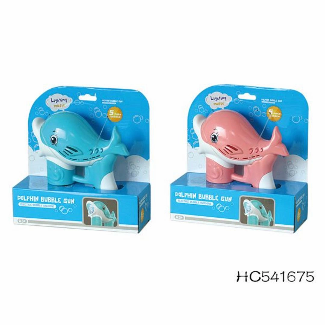 Dolphin Bubble Gun With Light