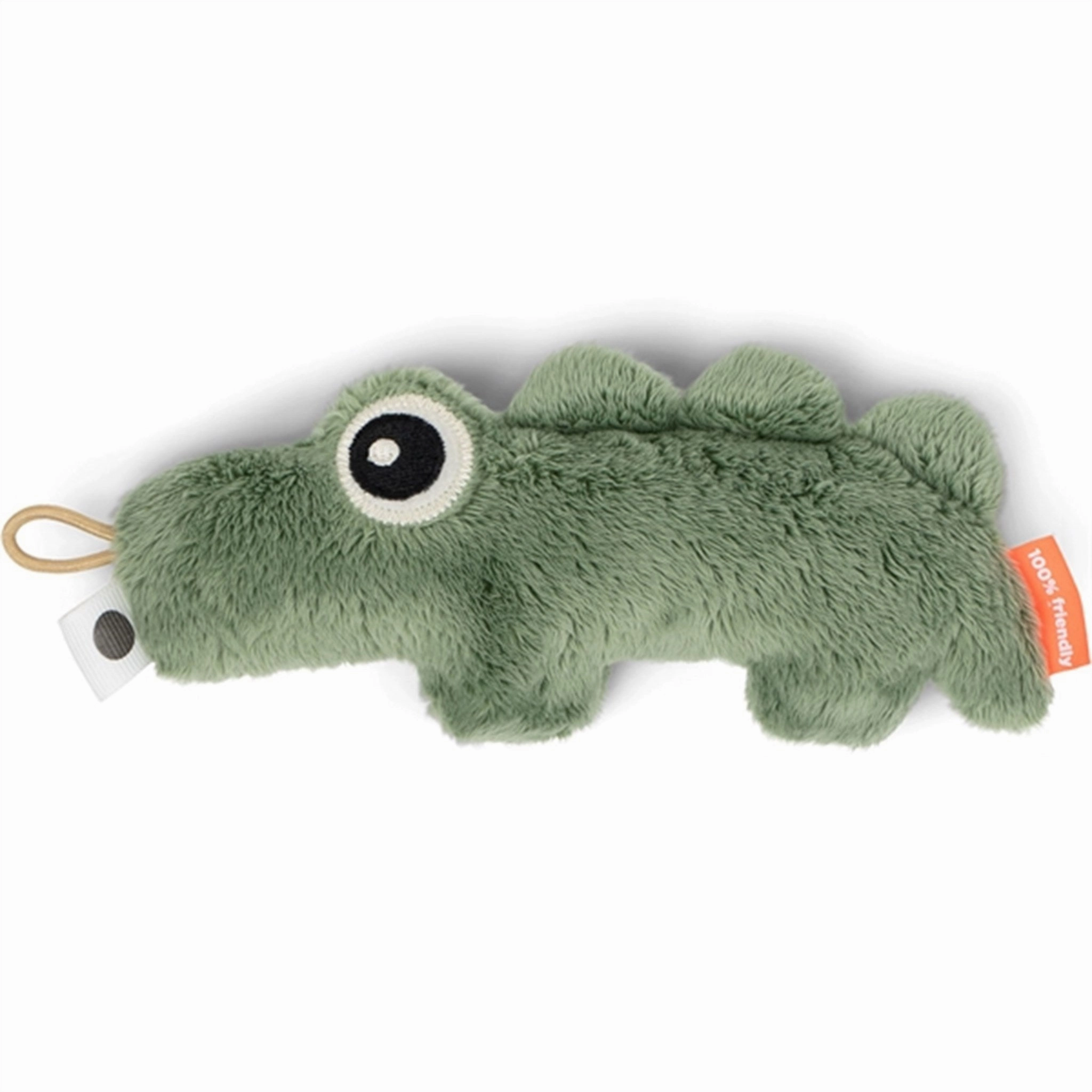 Done by Deer Tiny Sensory Rattle Croco Green