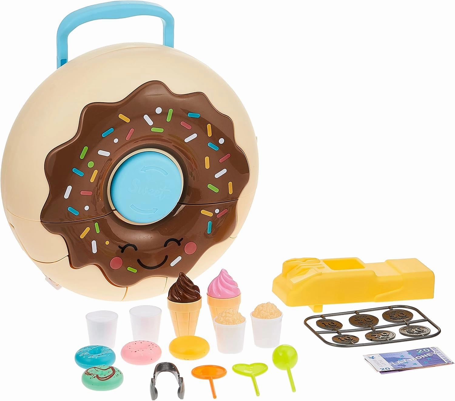 Donut Delight Backpack: Sweet Shop Tan