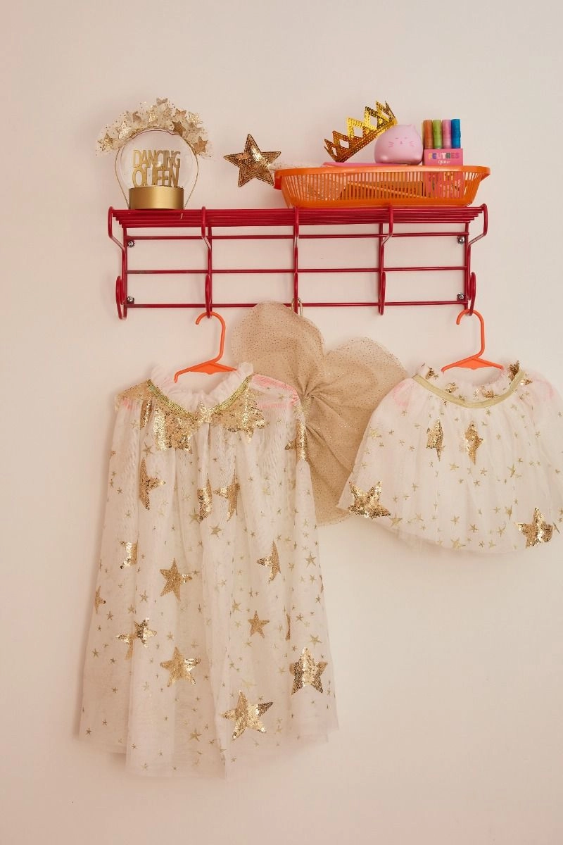 Dress Up Kit - Tutu - Gold Sequin Star