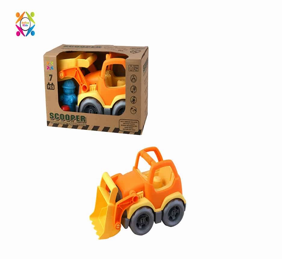 ECO FRIENDLY SCOOPER BRICKS VEHICLE 7PCS-ROLL UP