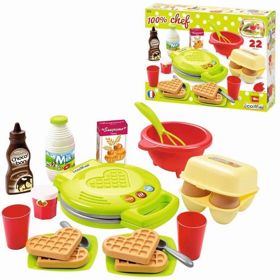 ECOIFFIER - 100% CHEF WAFFLE MAKER SET 22PCS