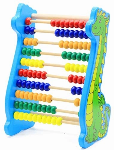 Educational Dinosaur Calculation Frame Wooden