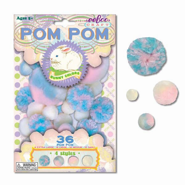 eeBoo Bunny Pom Pom