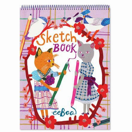 eeBoo Drawing Cats Sketchbook