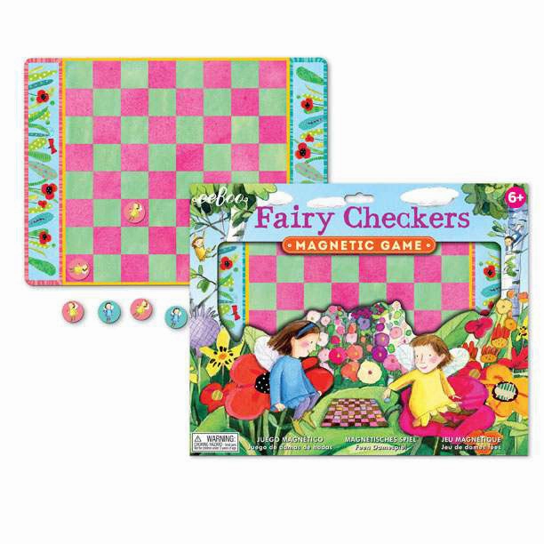 eeBoo Fairy Checkers Magnetic Game