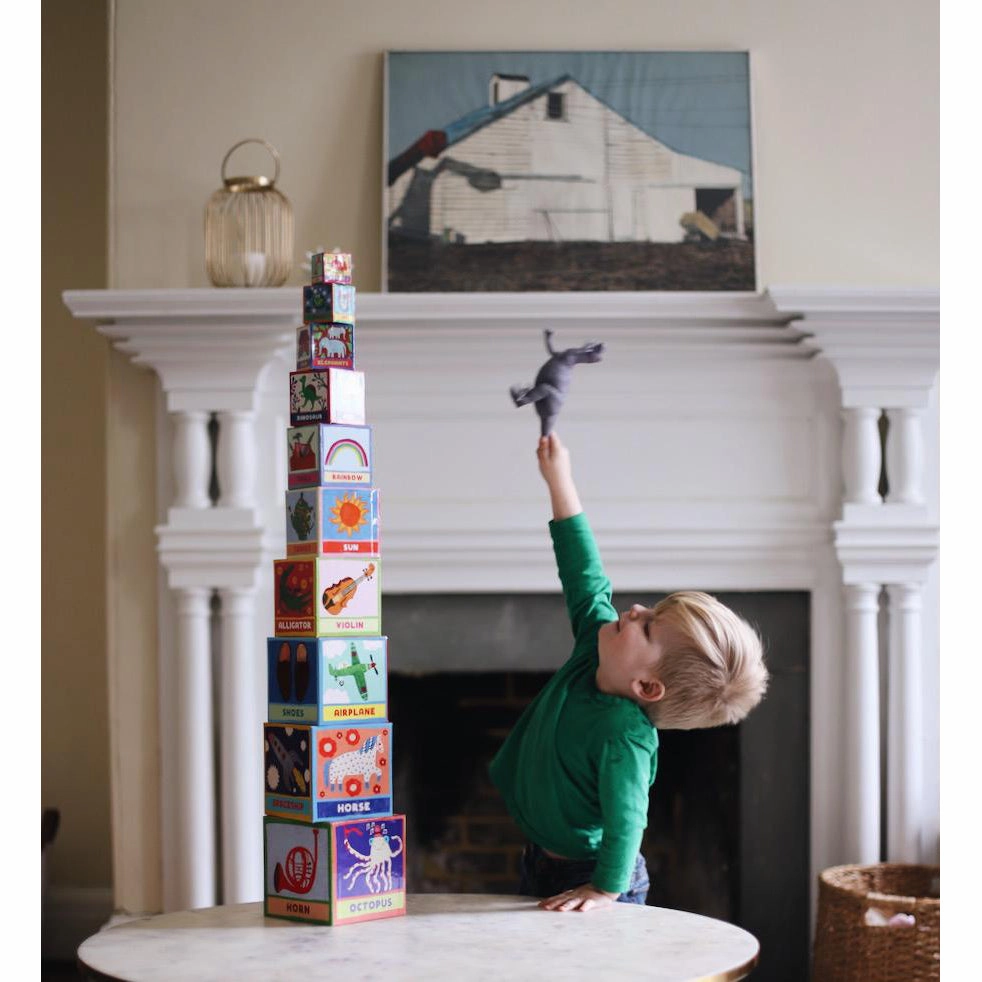 eeBoo First Words Tot Tower