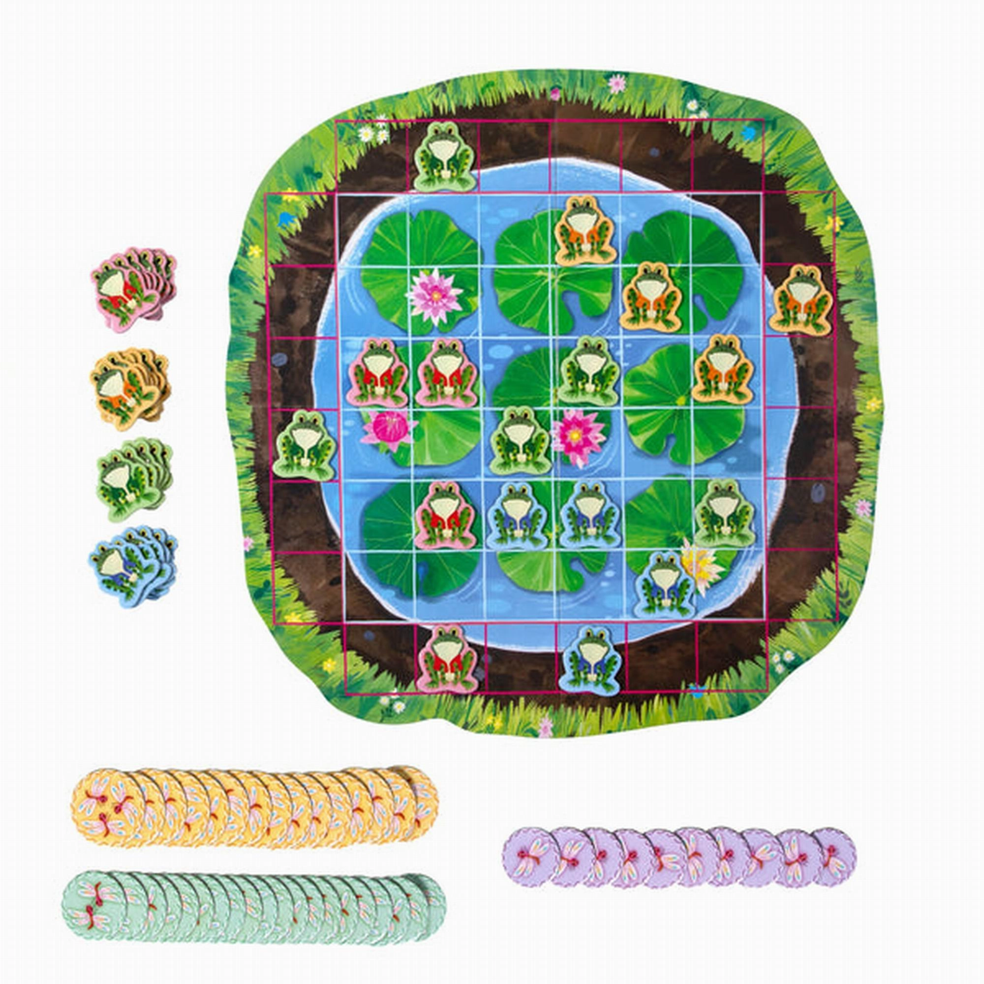 eeBoo Frog Hopkins Shaped Game