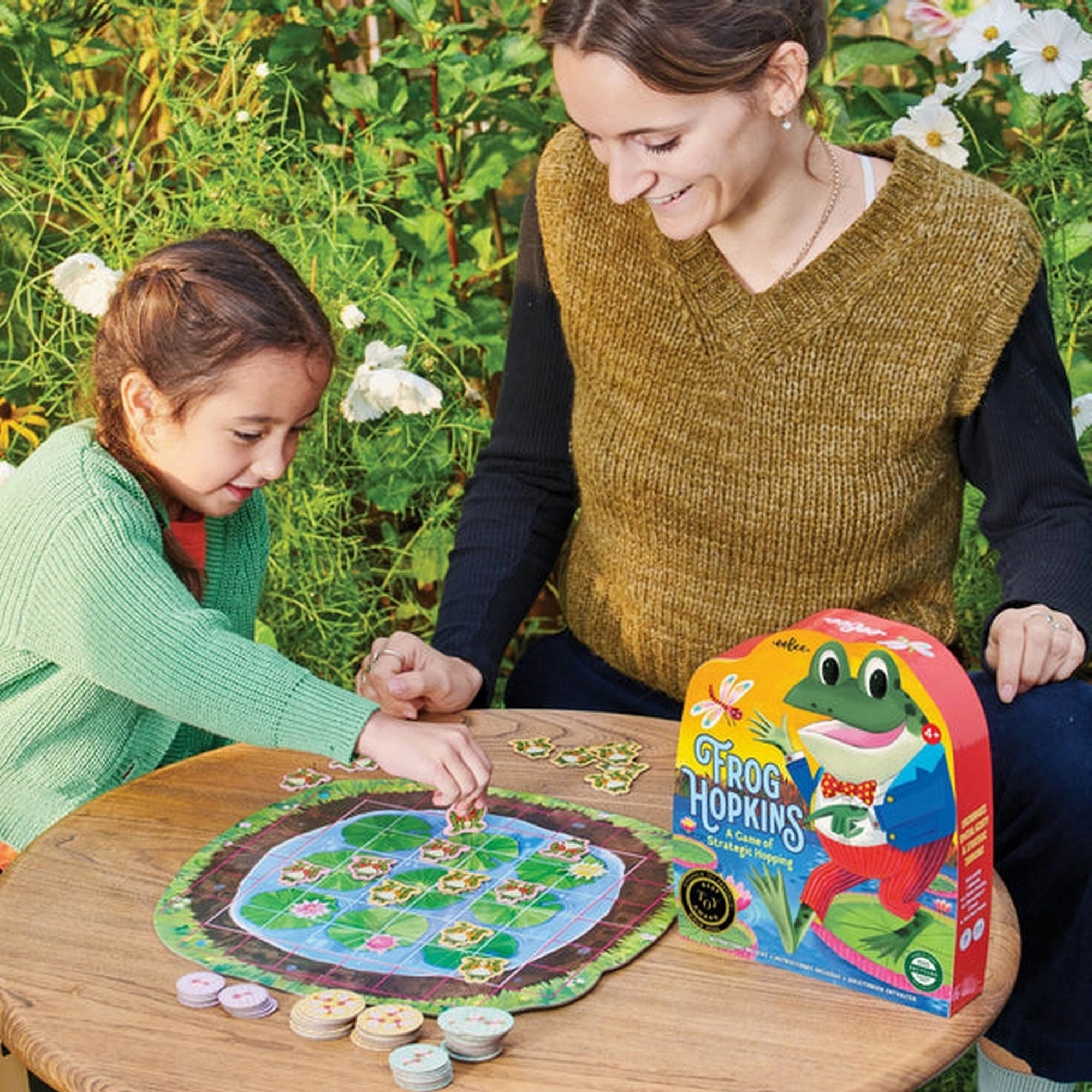 eeBoo Frog Hopkins Shaped Game