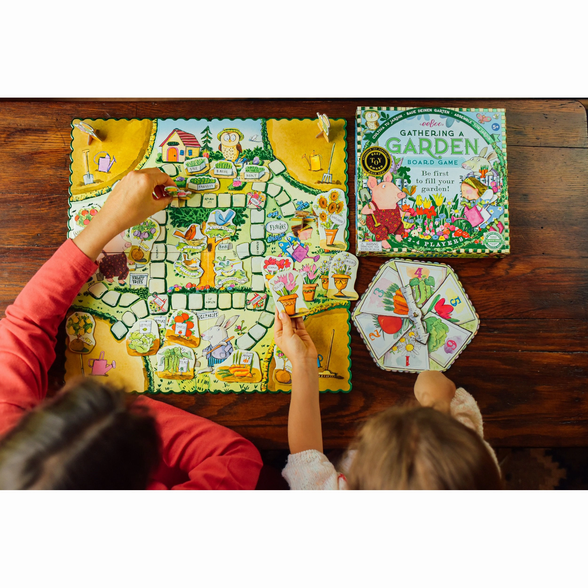 eeBoo Gathering A Garden Foil Board Game