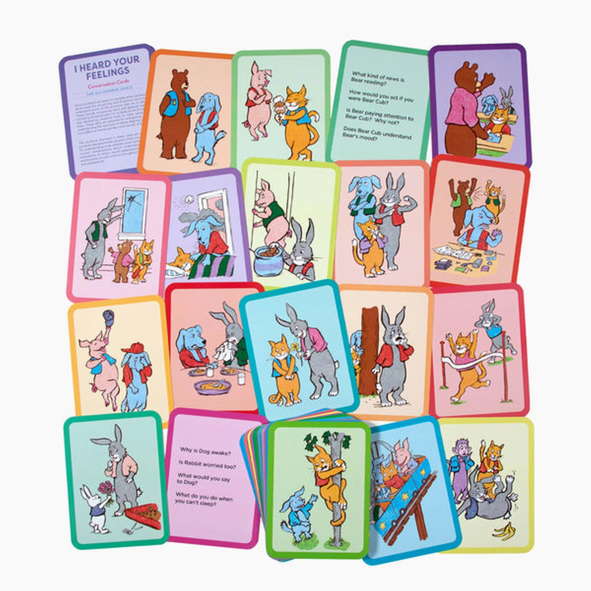 eeBoo I Heard Your Feelings Conversation Cards  New Packaging