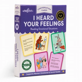 eeBoo I Heard Your Feelings Conversation Cards  New Packaging