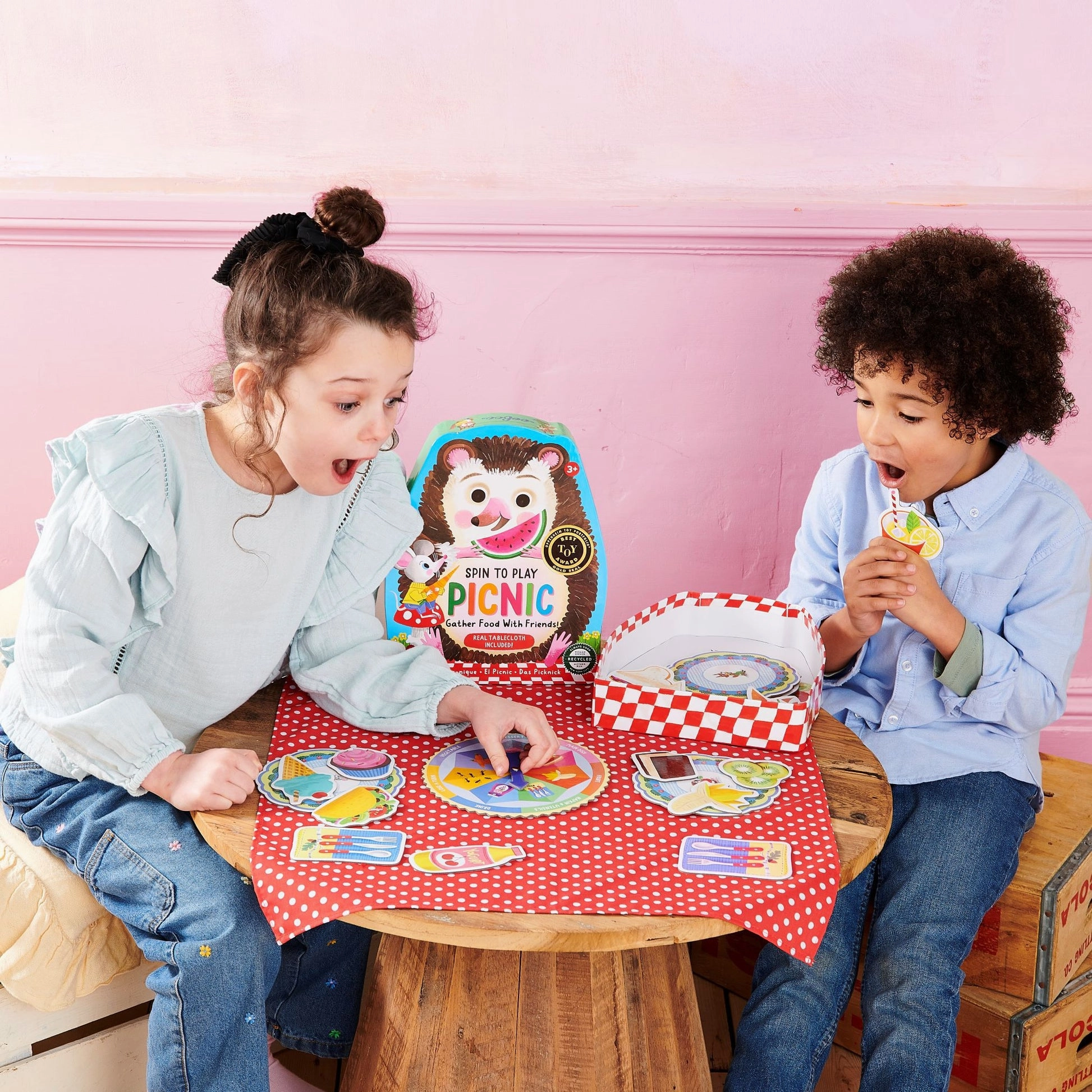 eeBoo Picnic Shaped Spinner Game