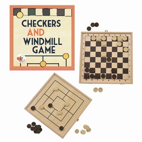 Egmont Toys Checkers and Windmill Game