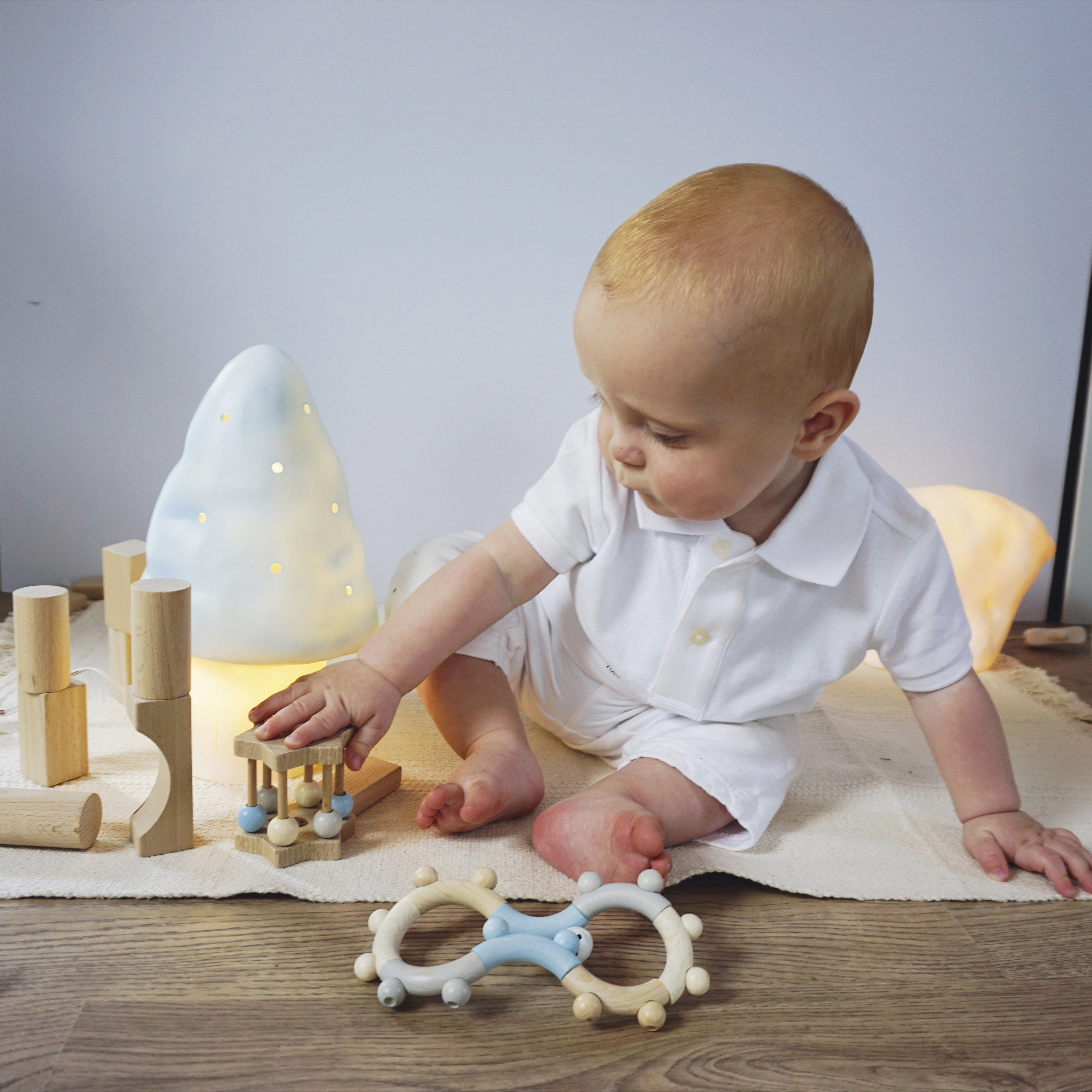 Egmont Toys Rattle Star Blue