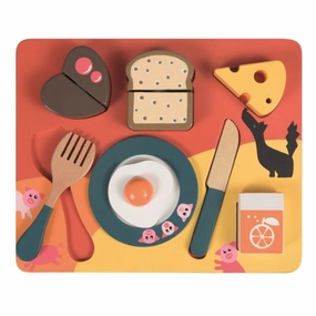 Egmont Toys Wooden Dinner Puzzle 3 Pigs