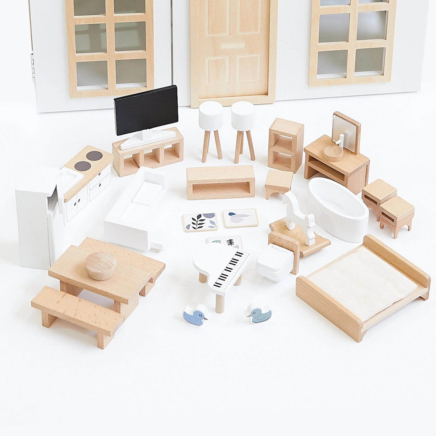 ELSA Doll House with Furniture & Doll Family Set - Preorder