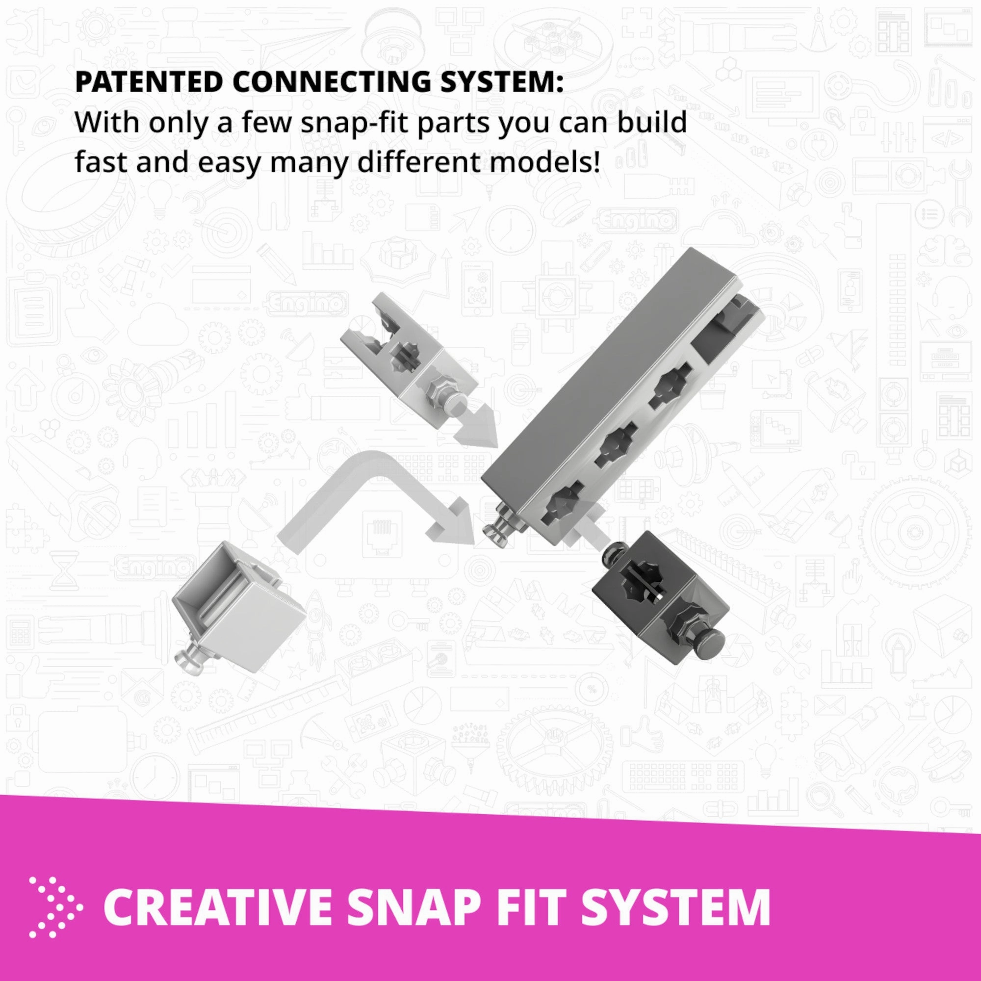Engino Creative Builder 15 Models Designer Set